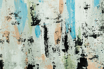 Abstract artistic decorative background for paper, textile, design. Rough stylized texture