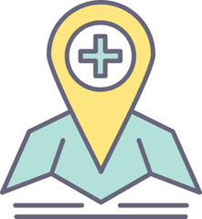 Obraz premium Location Icon