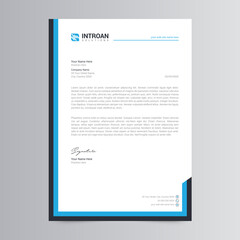 Clean and Corporate Letterhead Template