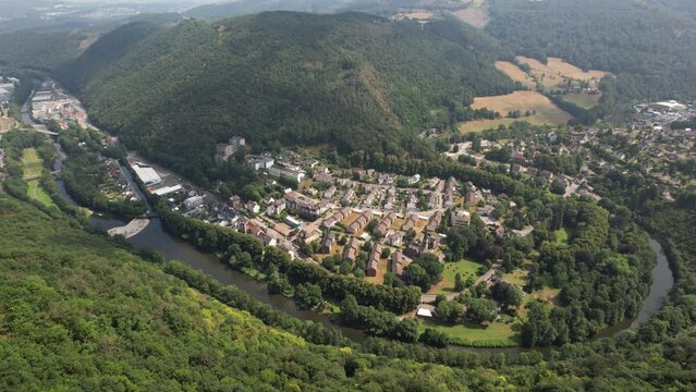 Rundflug &uuml;ber Nachrodt - Altena, Sauerland, NRW