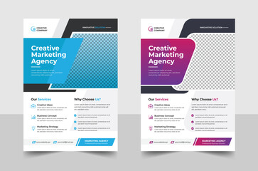 Corporate Business Flyer Template.	
