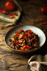 Stir fry noodles with vegetables