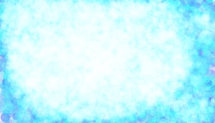 Blue blur abstract bokeh  background  for writing message.
