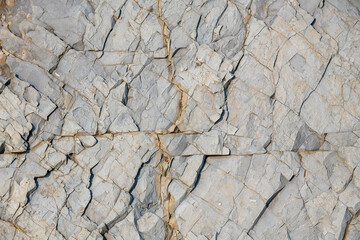 the texture of the stone wall