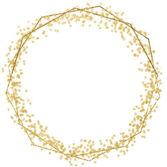 Gold Foil Frame ,gold splatter frames glitter,Gold brush stroke on transparent background.