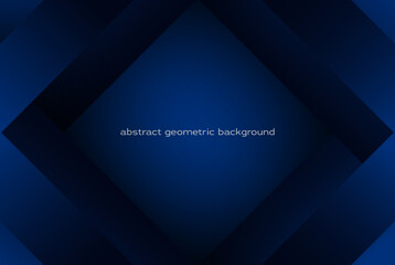 Obraz premium Modern geometric dark blue background. Abstract dark blue shapes background.