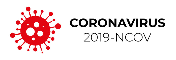 Coronavirus disease COVID-19 Pandemic warning vector illustration. Virus outbreak situation.