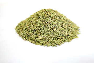Fennel seeds dried Indian herbs.