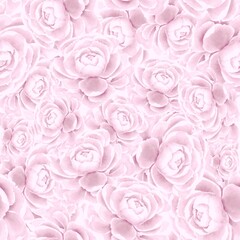 Seamless abstract beautiful paste pink peonies background for your wedding invitation card 