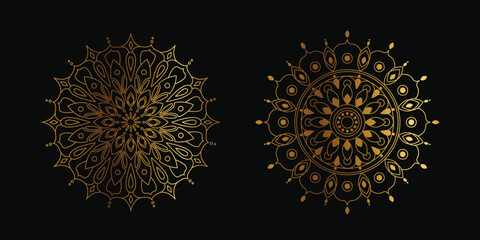 Circular pattern in form of mandala for background, tattoo, festive, and decoration. Decorative ornament in ethnic oriental style. 