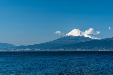 駿河湾と富士山