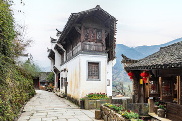Fototapeta premium Wuyuan Huangling Scenic spot in Jiangxi Province, China