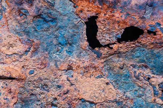 Rusty rough surface as abstract background