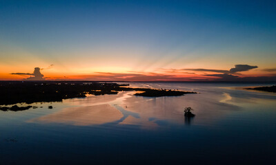 Naklejka premium Sunset Amazon