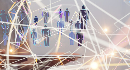 Social networking scheme - Mixed media