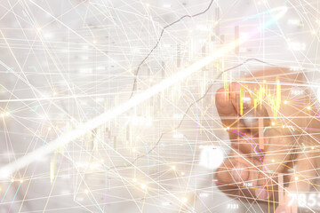 Futuristic wave, Futuristic data stream