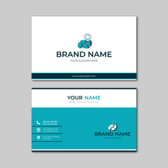 elegant modern business card design template 