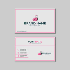 elegant modern business card design template 