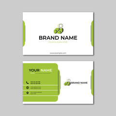 elegant modern business card design template 