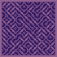 Color truchet tiling connections illustration