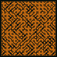 Color truchet tiling connections illustration