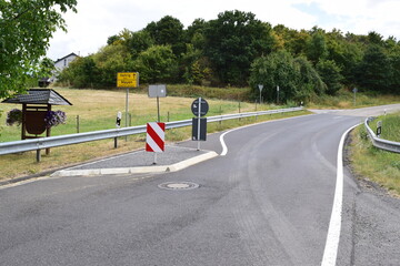 Straßenverengung