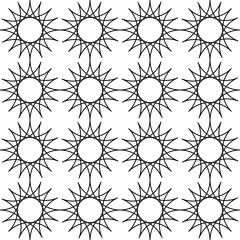 Vector line flowers square for background wallpaper and seamless artwork illustration texture of vector graphic design isolated flat trendy design for cotton beautiful pattern colorful fabric paper