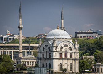 Fototapeta na wymiar Dolmabahçe Mosque, Istanbul, Turkey