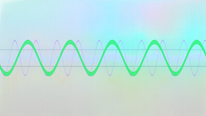 Abstract wavy multicolored background image.
