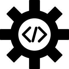 Unique Code Optimization Vector Icon