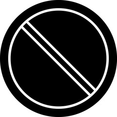 Prohibited Vector Icon