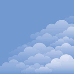 blue sky with clouds