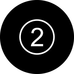 Pool Ball Vector Icon