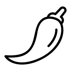 chili line icon