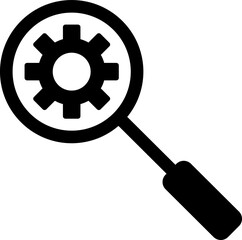 Unique Search Engine Optimizati Vector Icon