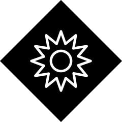 Optical Radiation Vector Icon