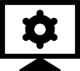 Computer Settings Vector Icon