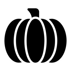 pumpkin glyph icon