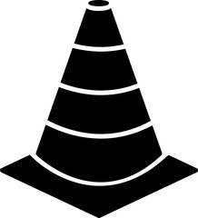 Unique Cone Vector Icon