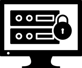 Unique Data Security Vector Icon