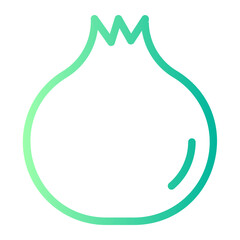pomegranate gradient icon