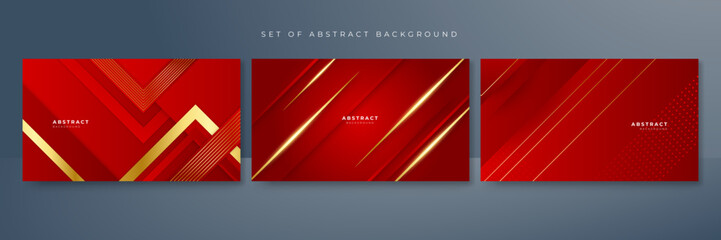 Abstract red and gold soft background