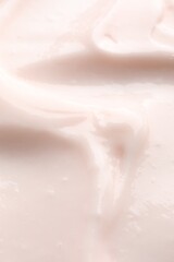 Texture of face cream as background, closeup view