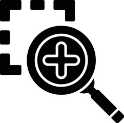 Fototapeta premium Zoom In Icon