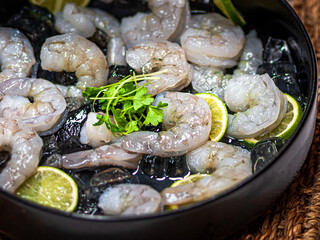 fresh shrimp