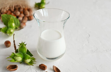 Hazelnut non dairy milk and hazelnuts . This milk is an excellent source of antioxidants,...