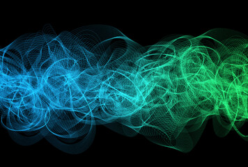 背景素材_ウェーブ_水色