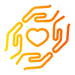 care gradient icon