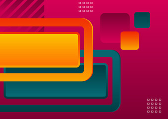 Abstract colorful geometric shapes background