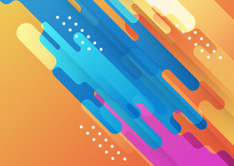 Abstract colorful geometric shapes background